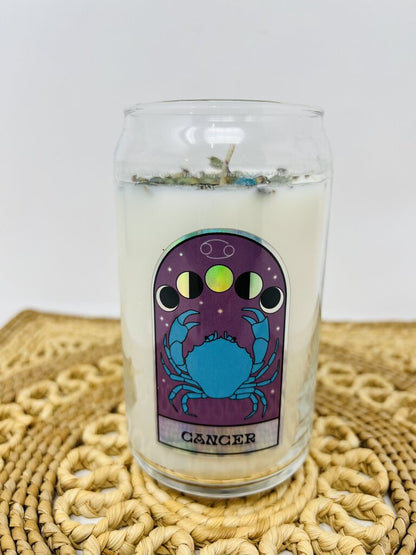 Cancer Crystal Candle