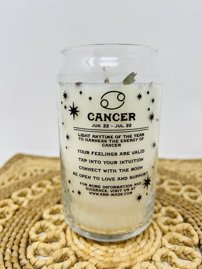 Cancer Crystal Candle